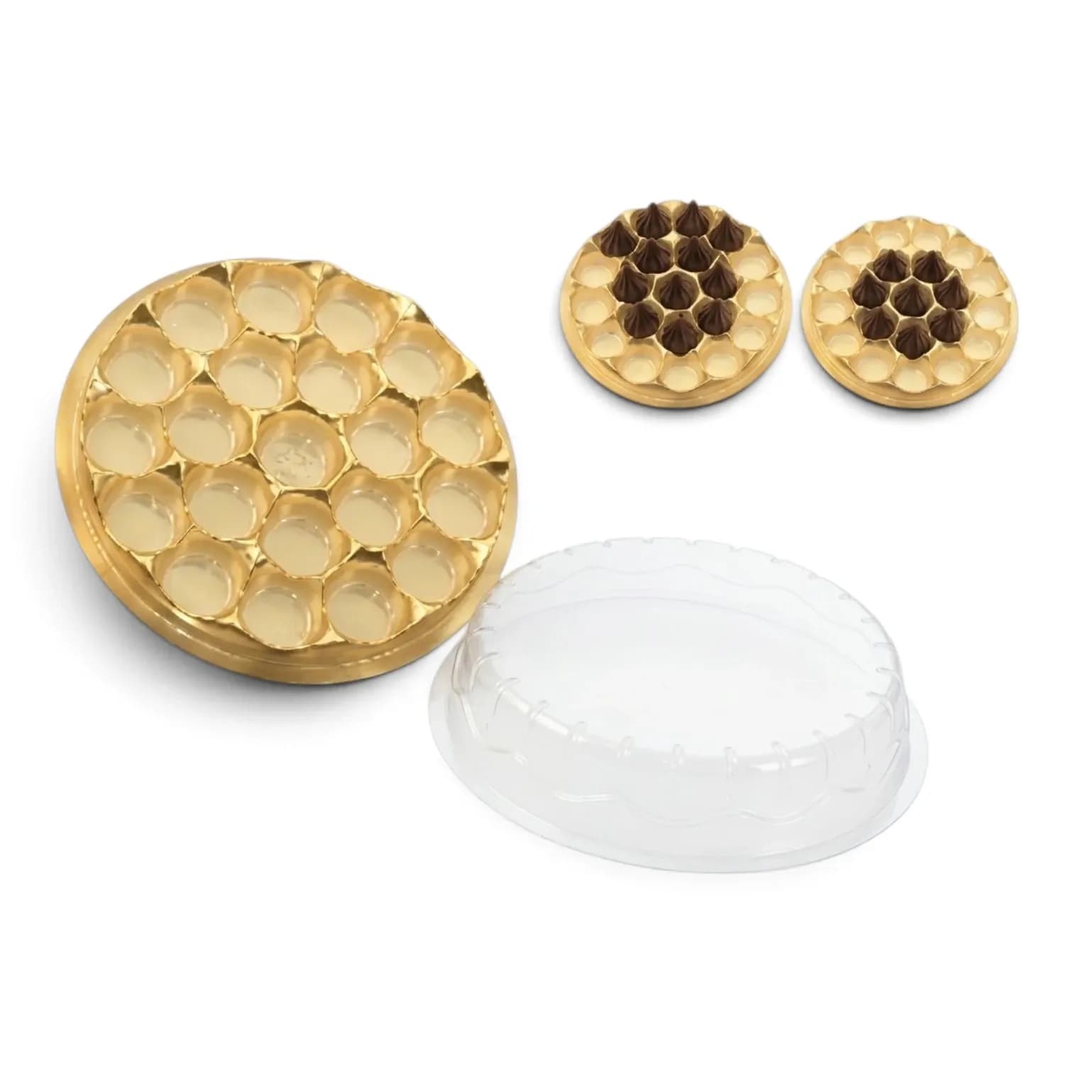 21 Cavity Round Modak Box