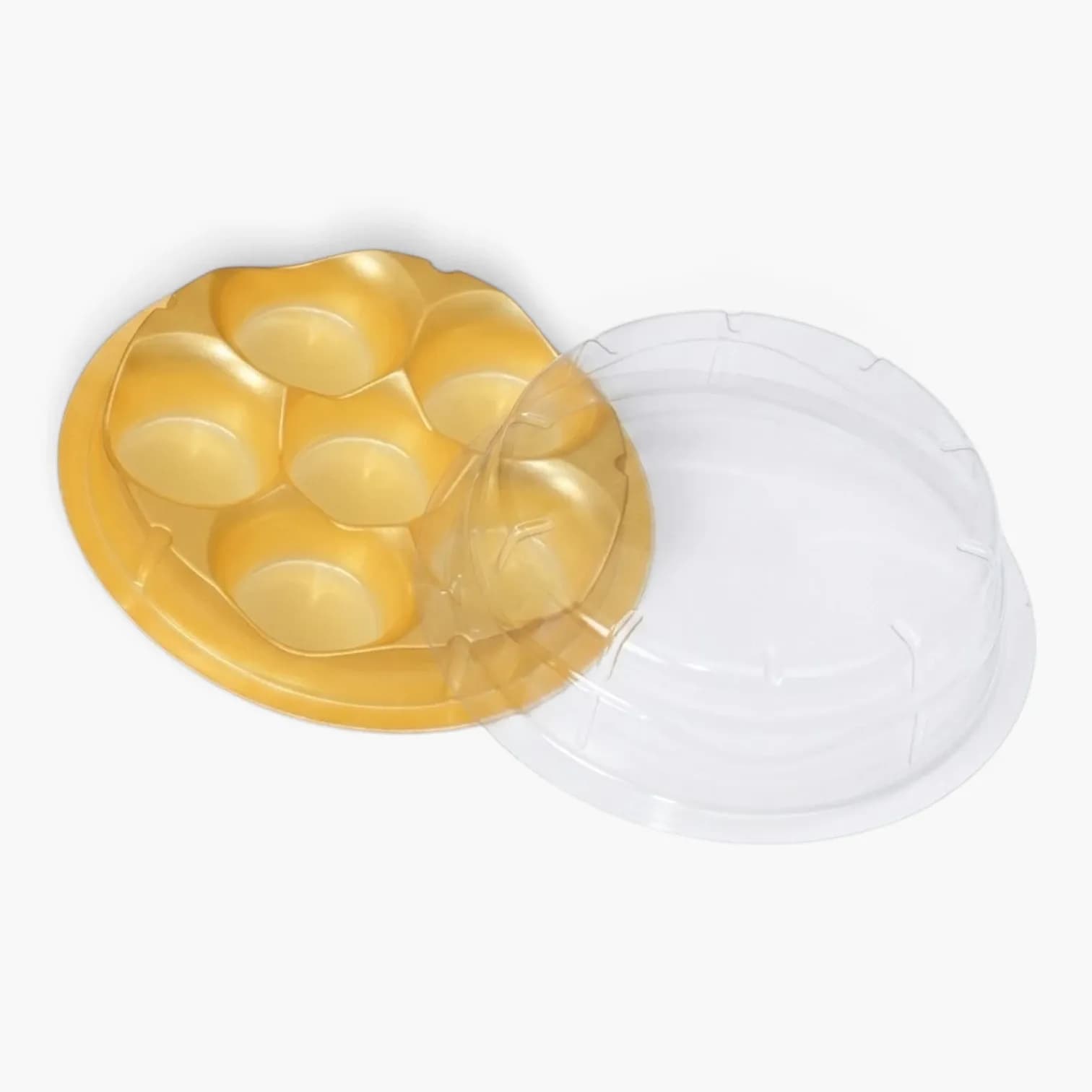 6 Cavity Round Modak Box
