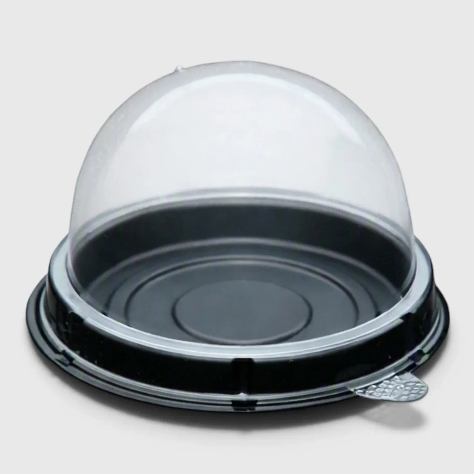 Mini Round Dome Pastry Box Black